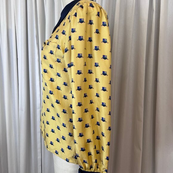 Vintage Frank Young for Neiman Marcus Silk Blouse - Picture 4 of 7